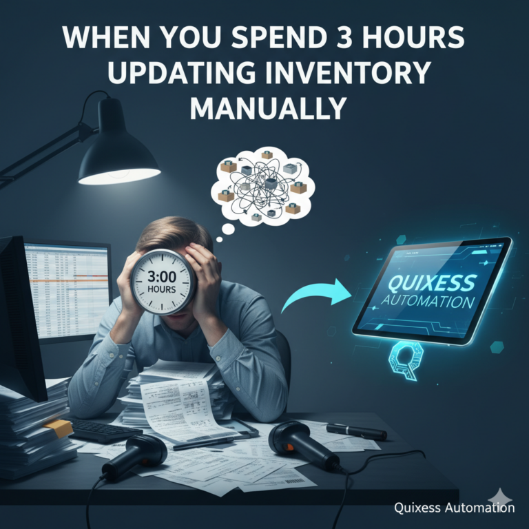 Inventory Manually Quixess Automation